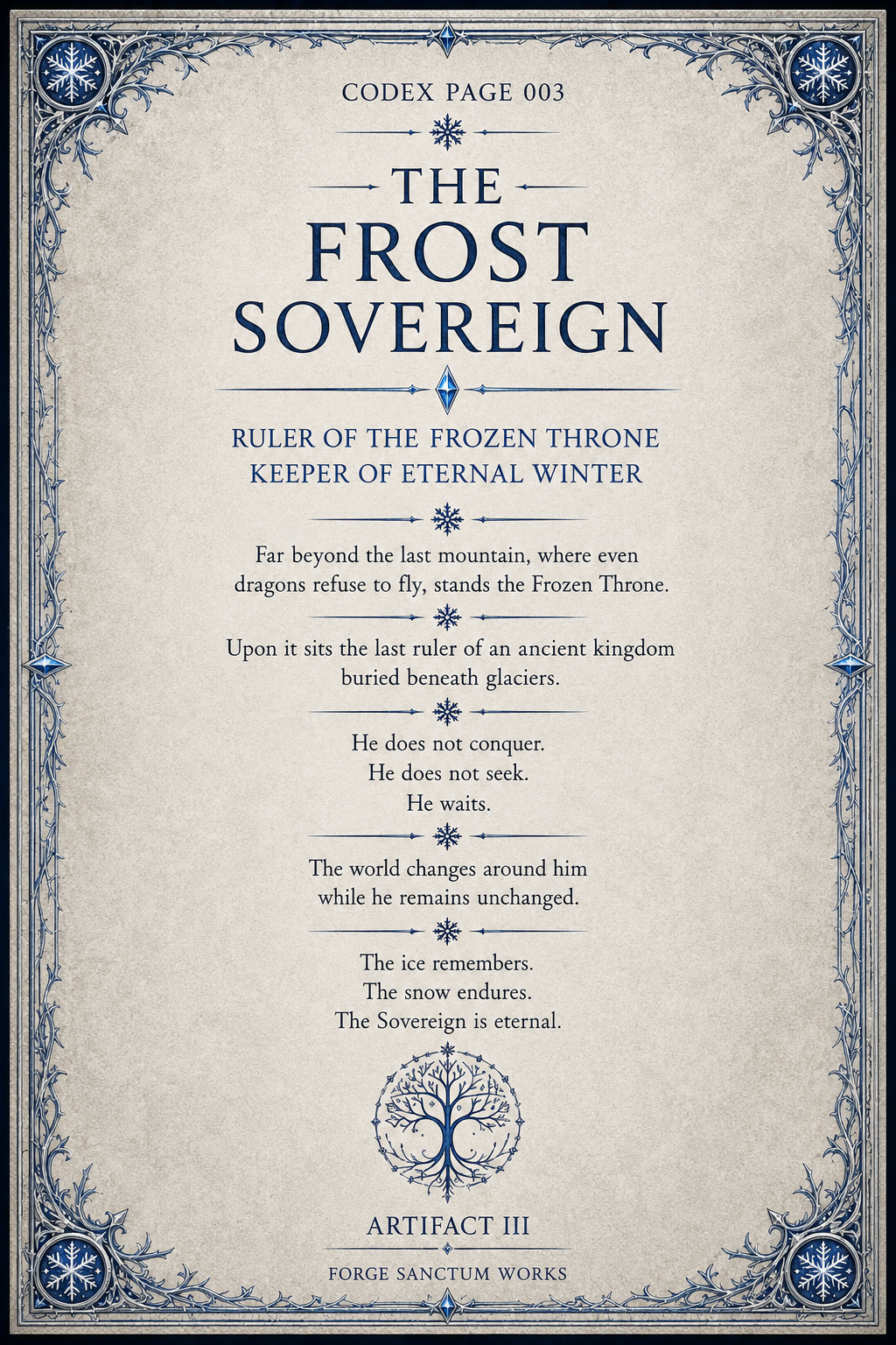 Codex record for Frost Sovereign
